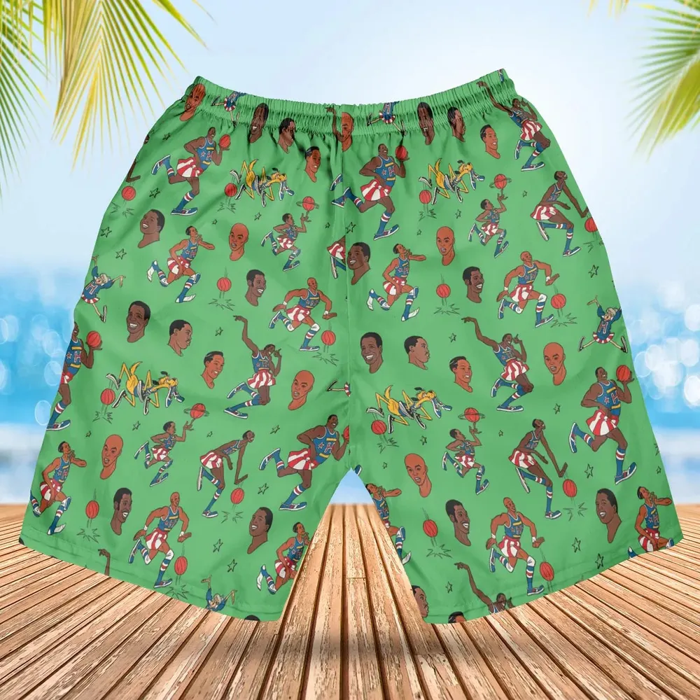 Harlem Globetrotters Characters Hawaiian Short - 2