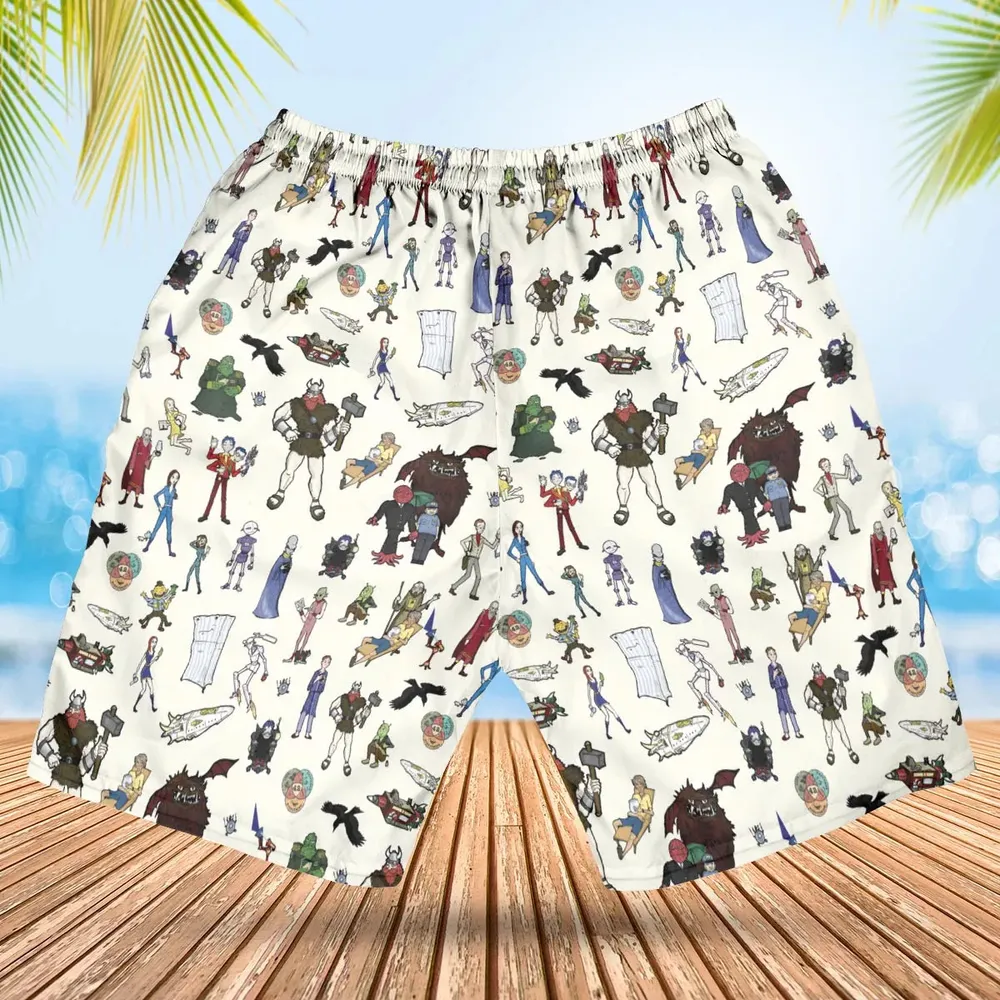 Don't Panic The Hitchhiker's Guide to the Galaxy Hawaiian Short - 2
