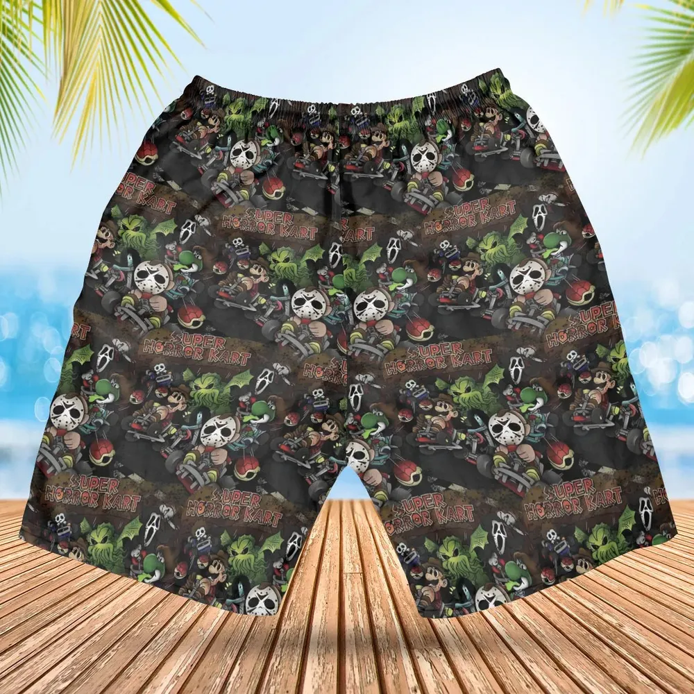 Super Horror Kart Hawaiian Short - 2