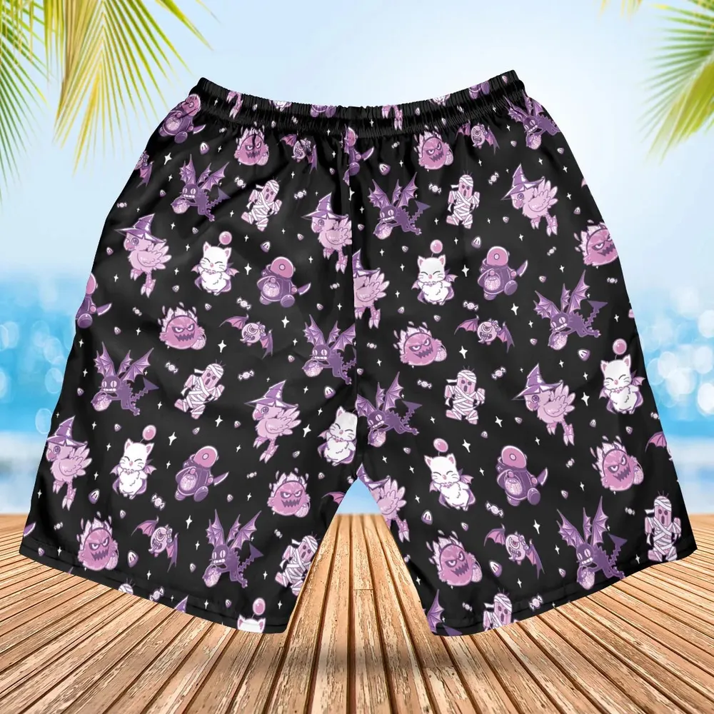 Halloween Final Fantasy Cuties Hawaiian Short - 2