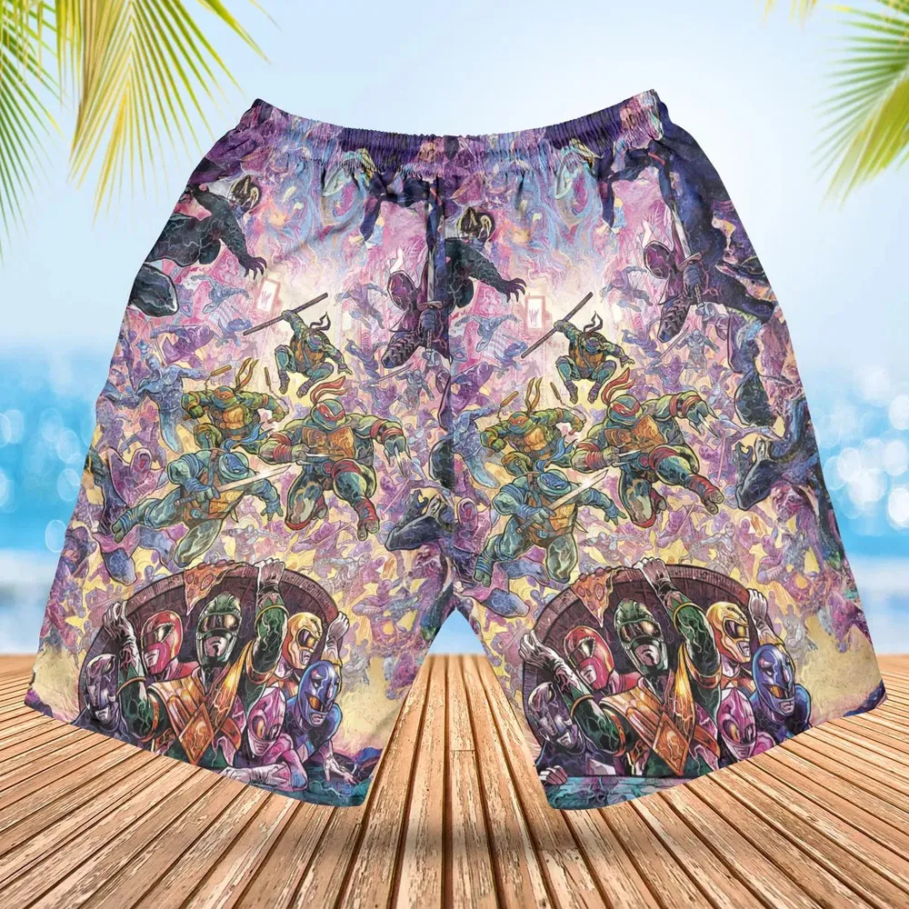Shell Yeah Teenage Mutant Ninja Turtles Hawaiian Short - 2