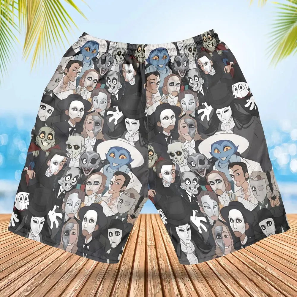 Faces The Phantom of Opera Hawaiian Short - 2