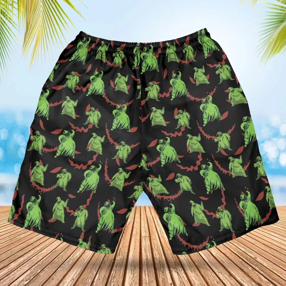 Oogie Boogie Pattern Hawaiian Short - 2