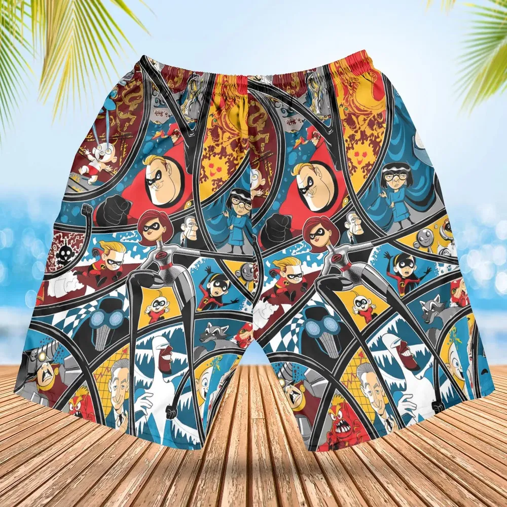 The Incredibles cartoon Hawaiian Short - 2