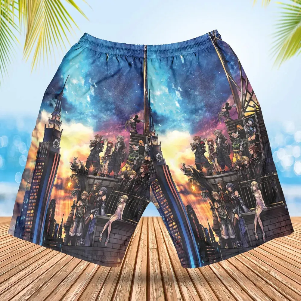 KH3 Kingdom Heart Hawaiian Short - 2