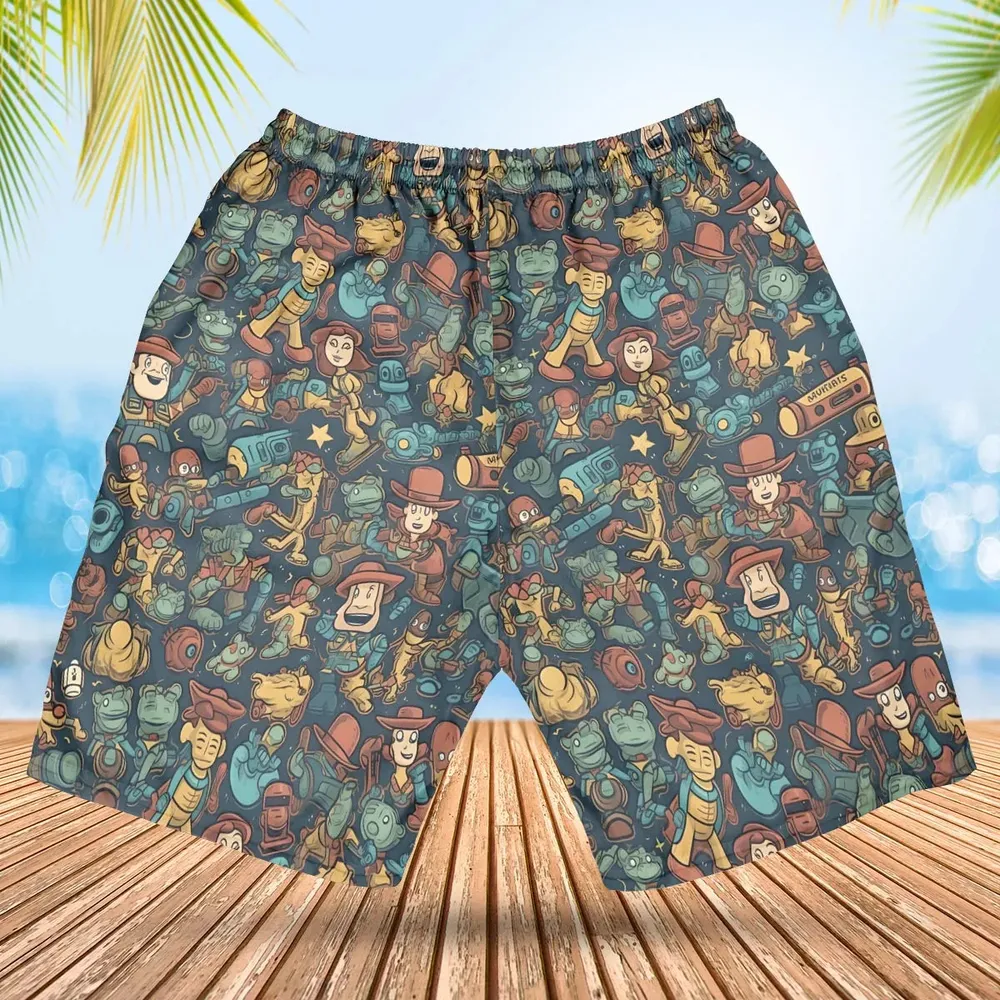 Story of Toy Cowboys Toy Story Hawaiian Short - 2