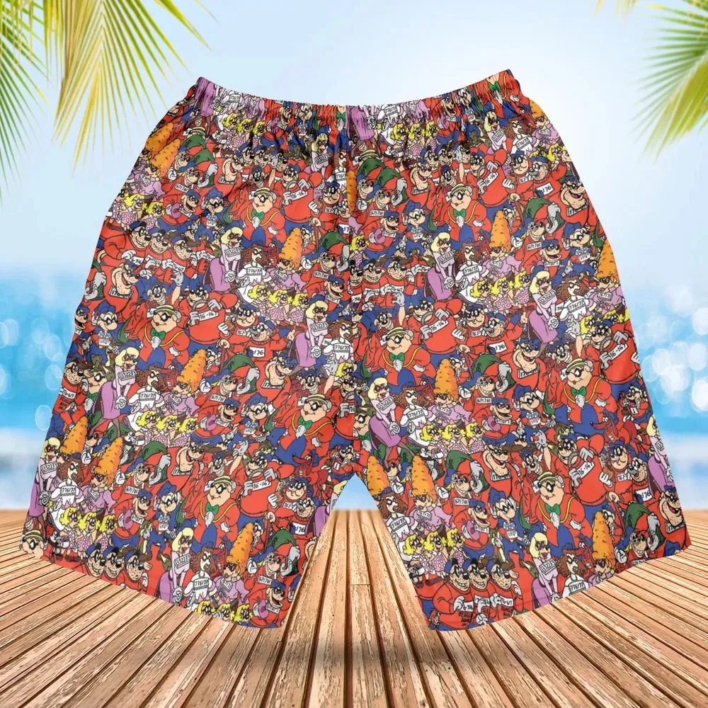 Beagle Boys Patterns Hawaiian Short - 2