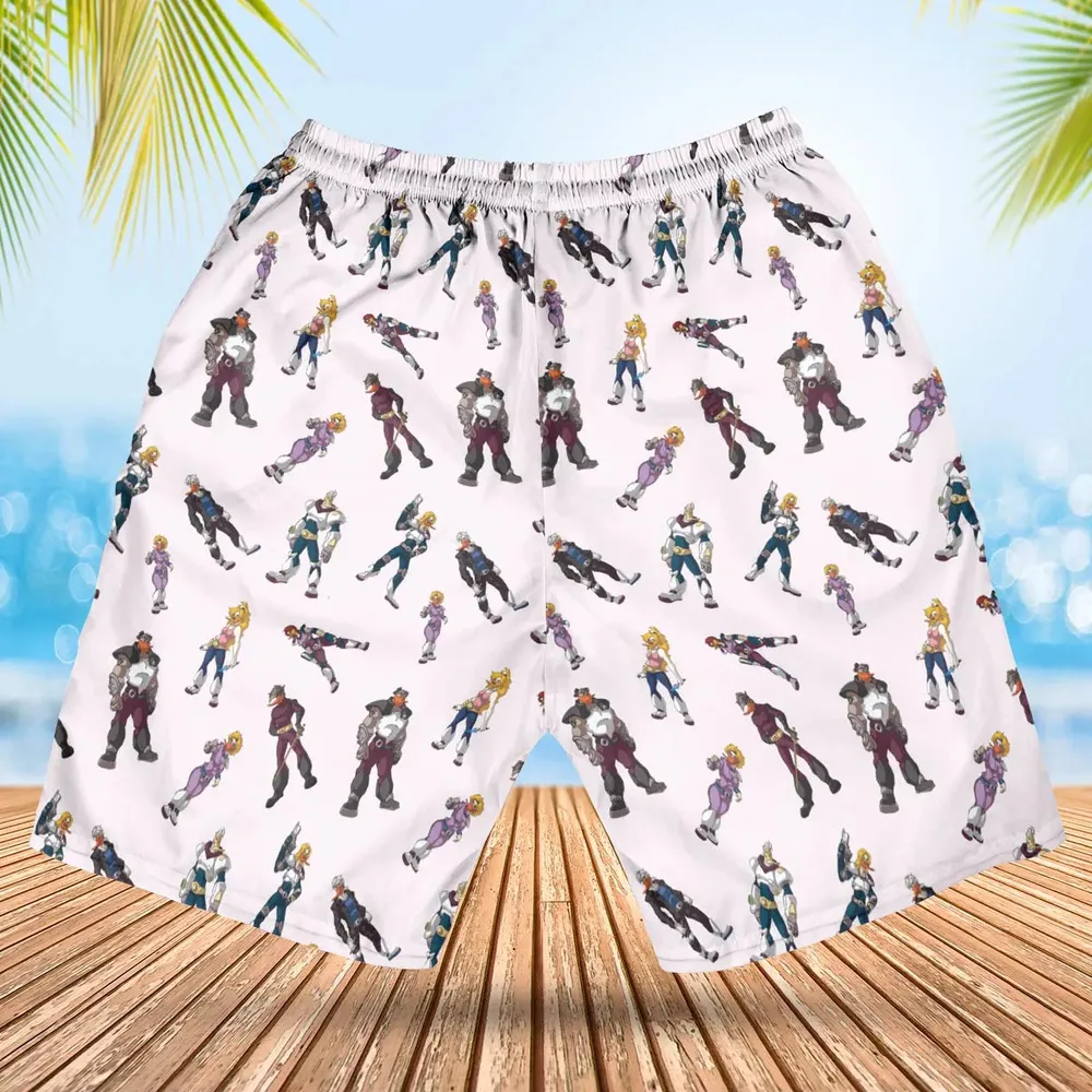 Mighty Ducks The Animated Series Characters Hawaiian Short - 2