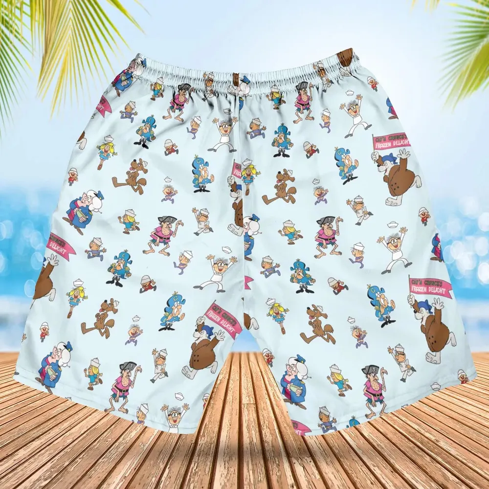 Cereal Cap'n Crunch Characters Hawaiian Short - 2