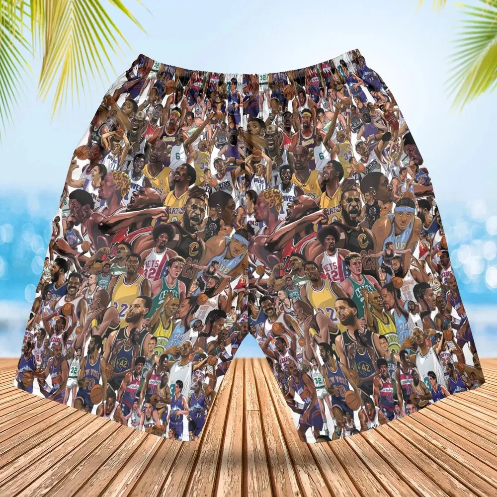 Basketball Superstars Hawaiian Short - 2