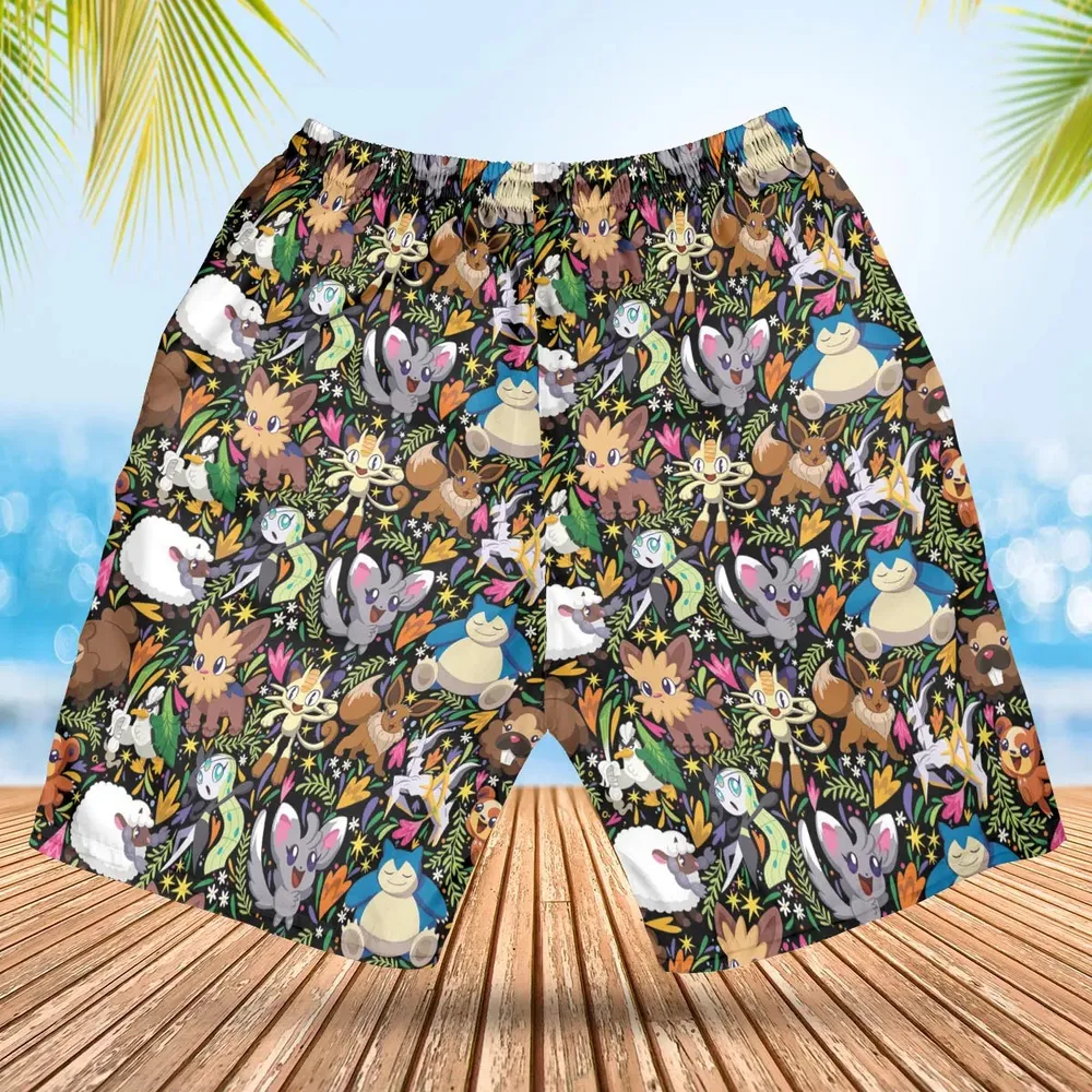 Exotic Tropical Pokemon Hawaiian Short - 2