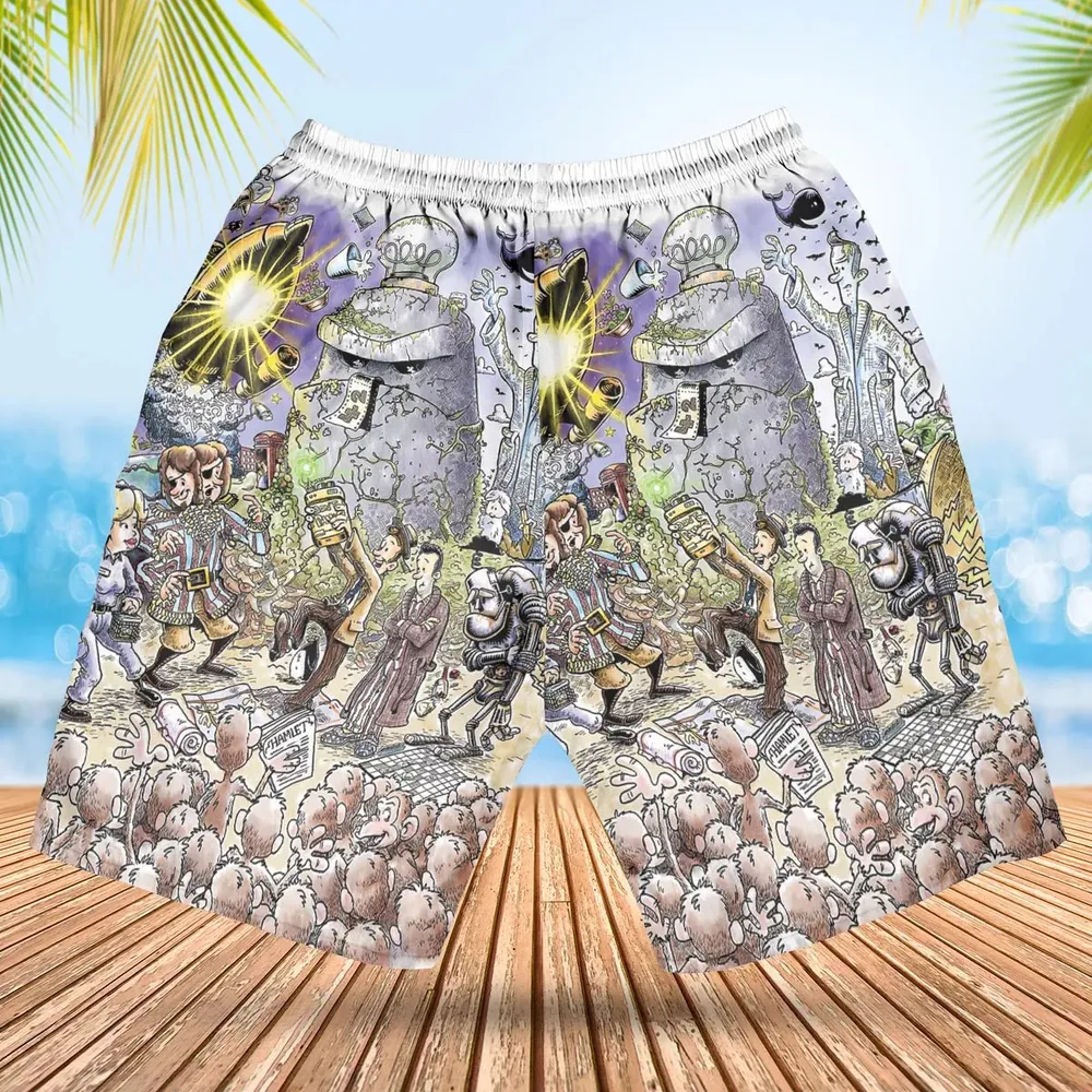 42 Meaning Of Life The Hitchhiker's Guide to the Galaxy Hawaiian Short - 2
