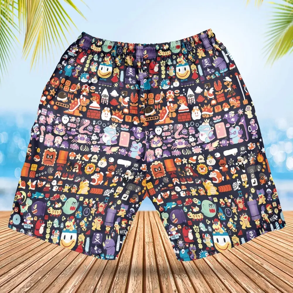 Mario Colors Super Mario Hawaiian Short - 2