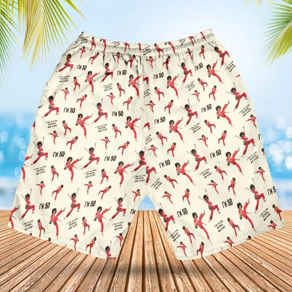 I'm 50 Sally O'Malley SNL Hawaiian Short - 2