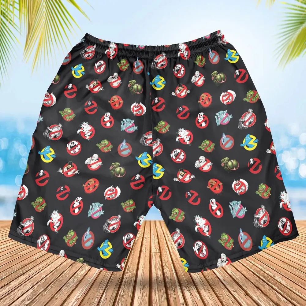 No Ghost Exists Ghostbusters Hawaiian Short - 2