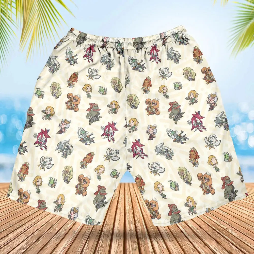 Link Look The Legend of Zelda Hawaiian Short - 2