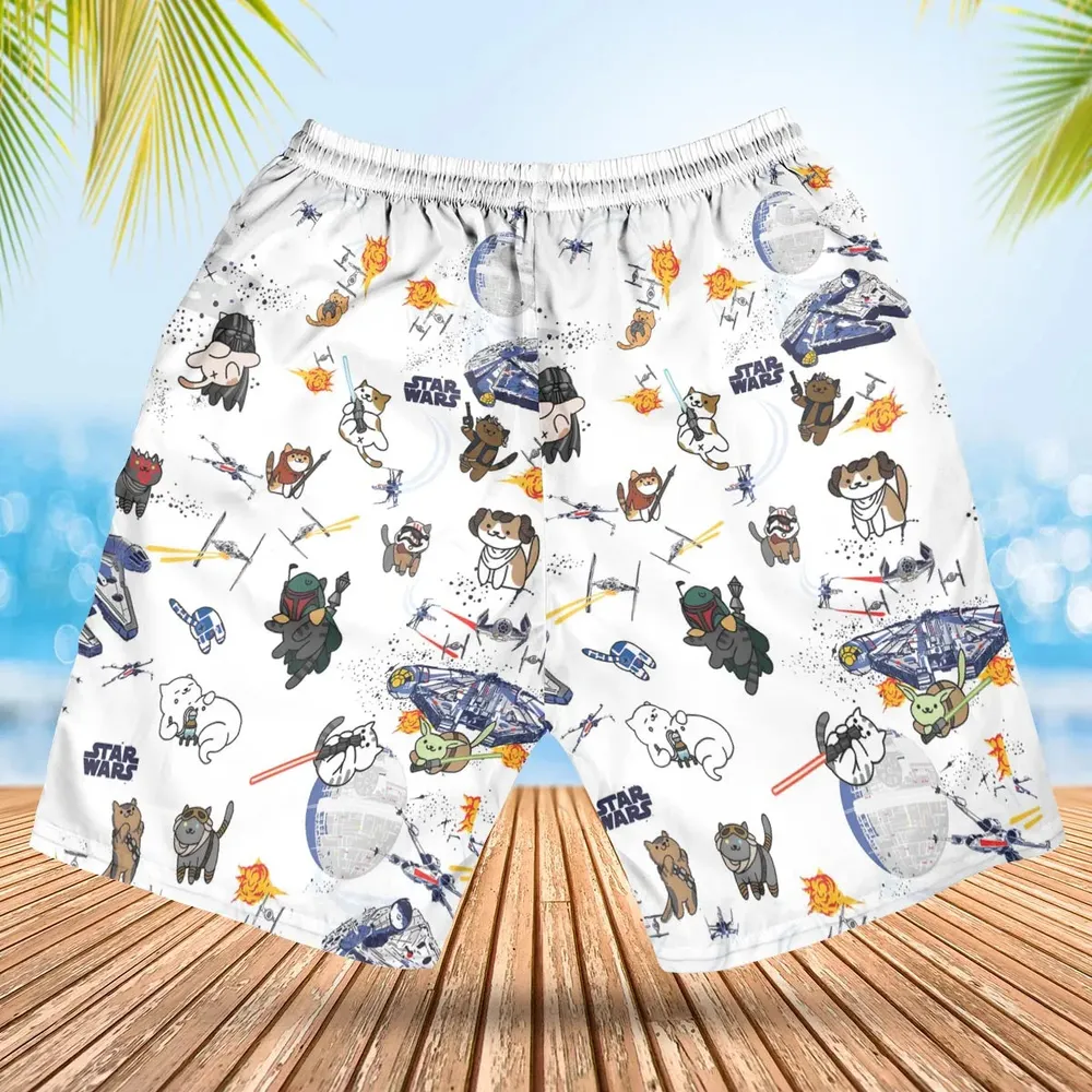 Star Wars Cats Hawaiian Short - 2