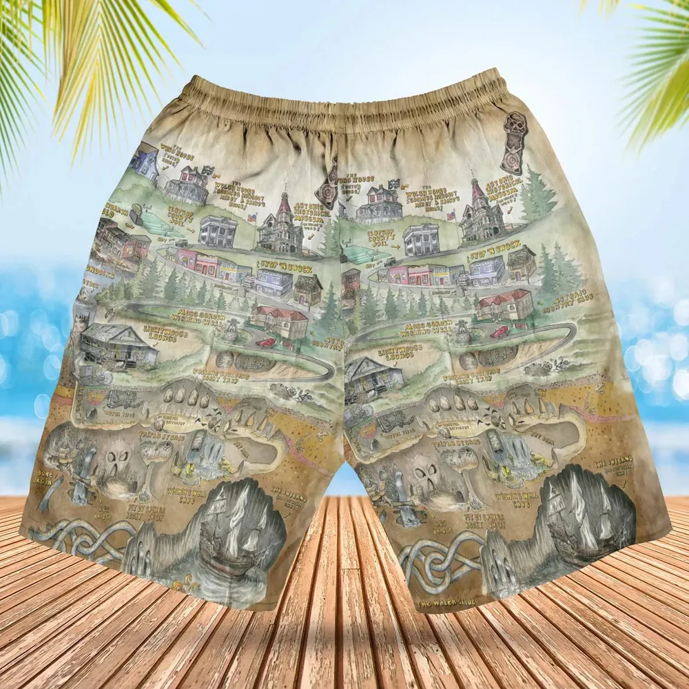 The Goonies Adventure Map Hawaiian Short - 2