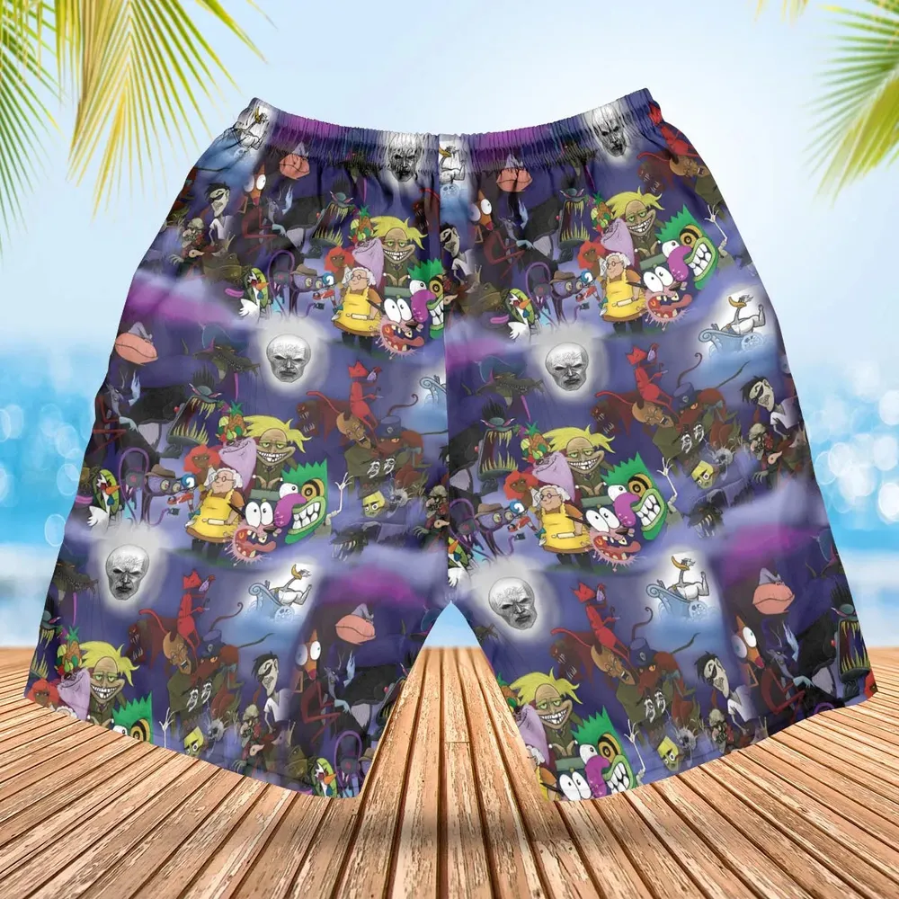 Fearless Courage the Cowardly Dog Hawaiian Short - 2