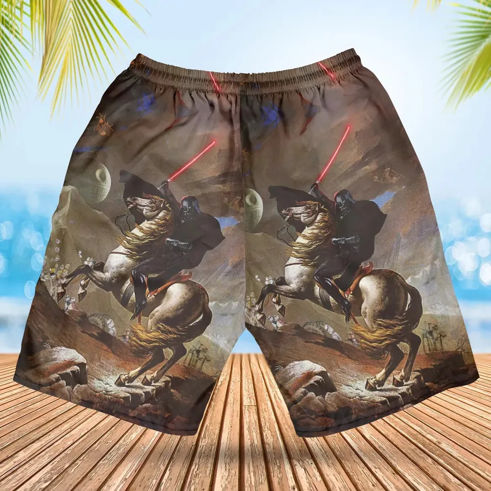 Freedom Darth Vader Star Wars Hawaiian Short - 2