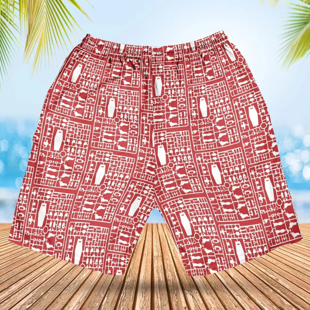 Gundam Runner Hawaiian Short - 2