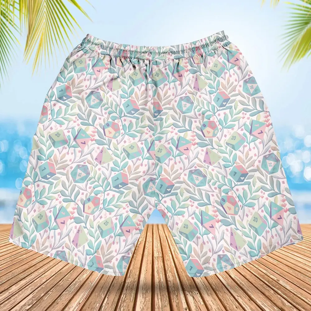 Dice Flower Soft DnD Hawaiian Short - 2