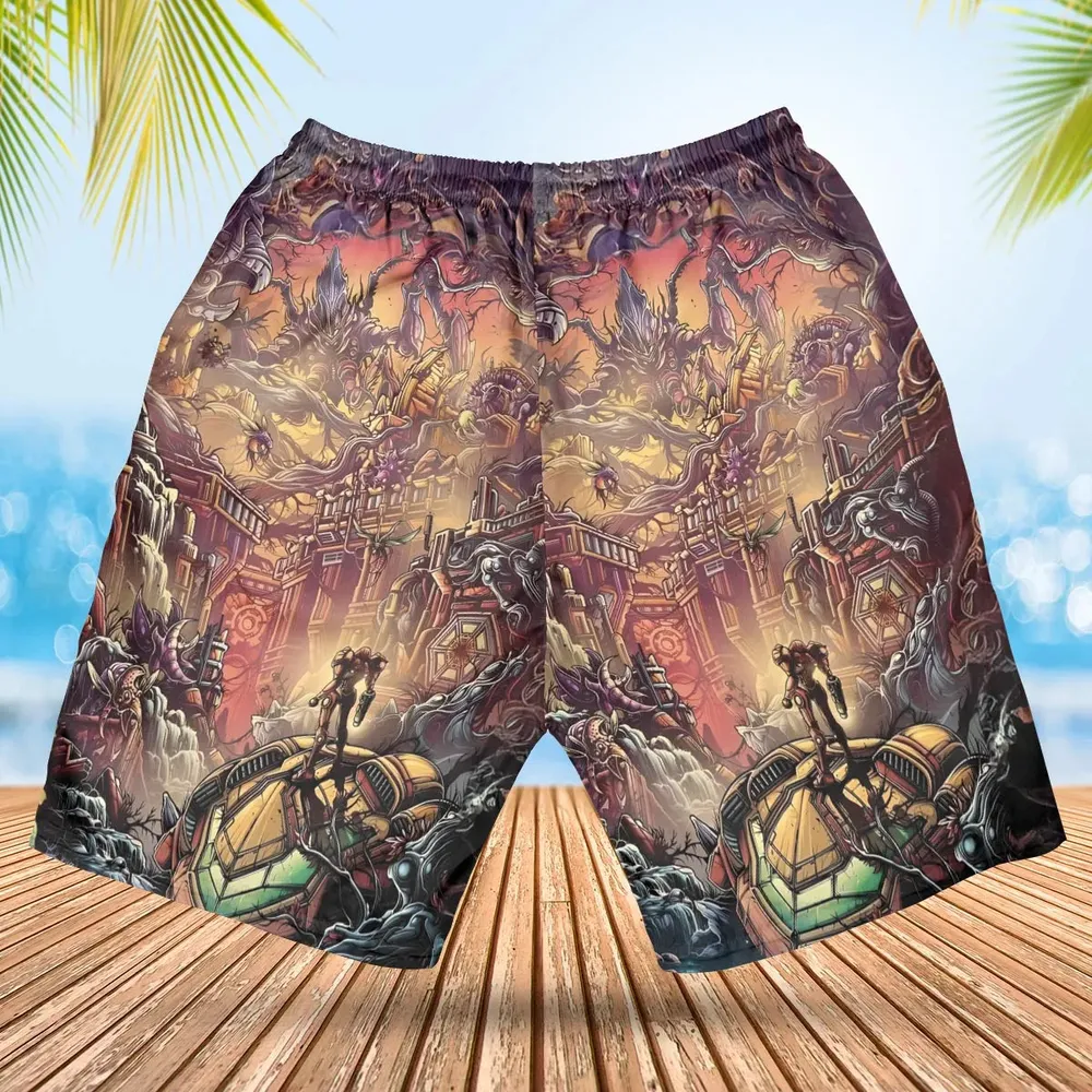 Metroid Prime Hawaiian Short - 2