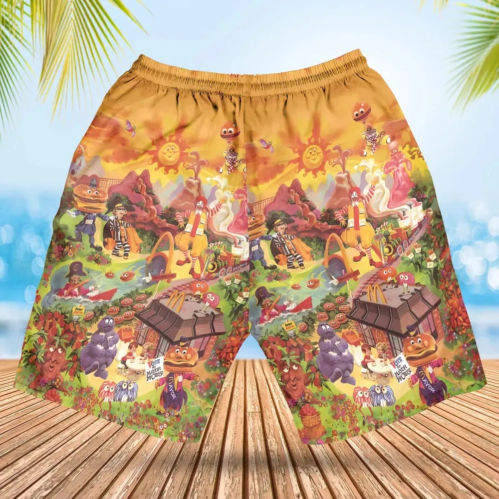 Wonder Foodland The Siege Of Mcdonaldland Hawaiian Short - 2