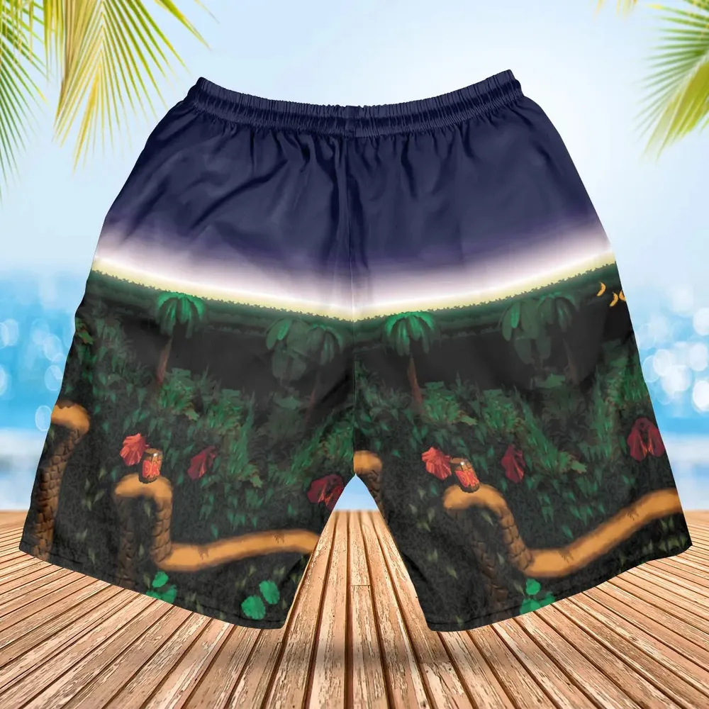 Barrel Cannon DonKey Kong Hawaiian Short - 2