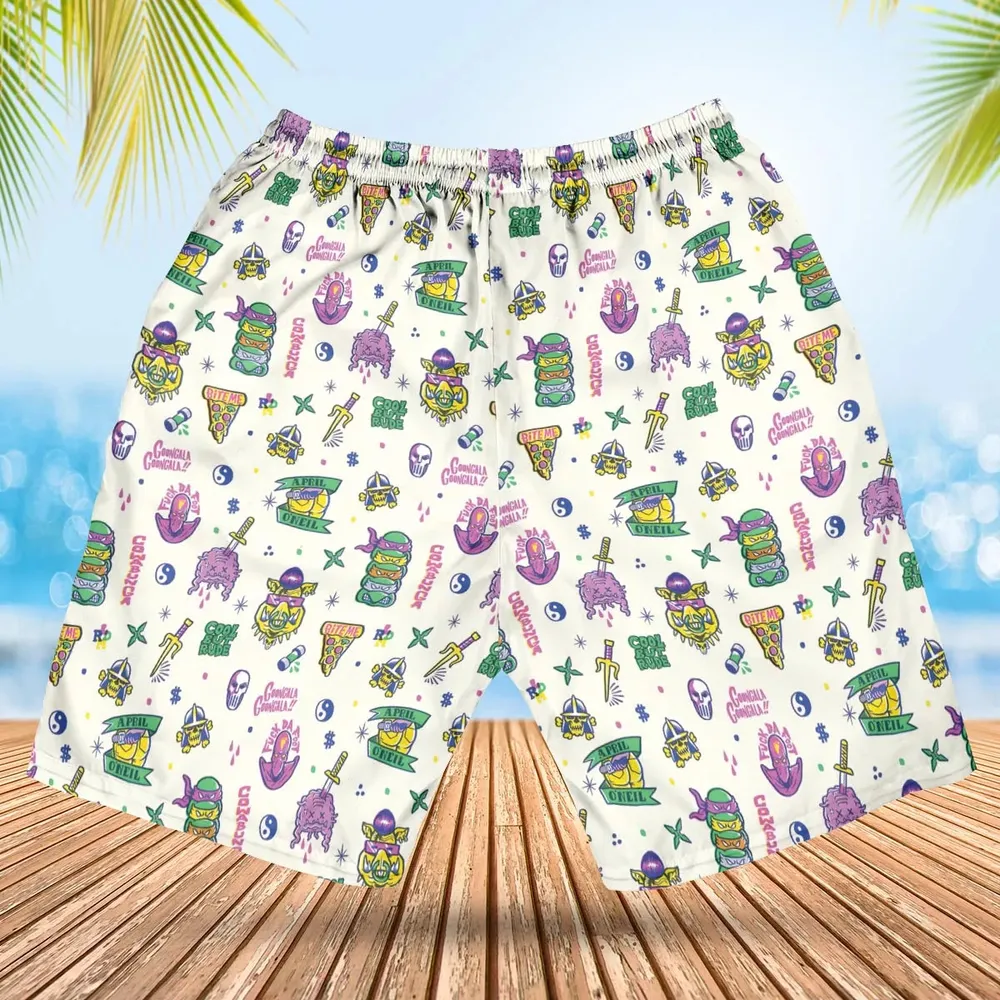 Shell Shock Teenage Mutant Ninja Turtles Hawaiian Short - 2