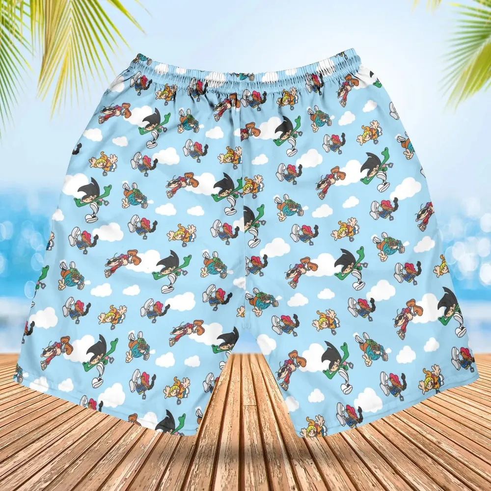 Codename Kid Next Door Characters Hawaiian Short - 2