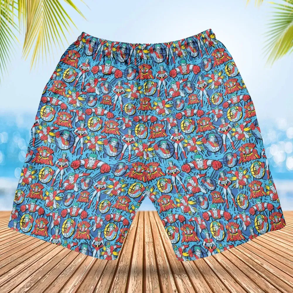 Hero of the Environment Captain Planet and the Planeteers Hawaiian Short - 2