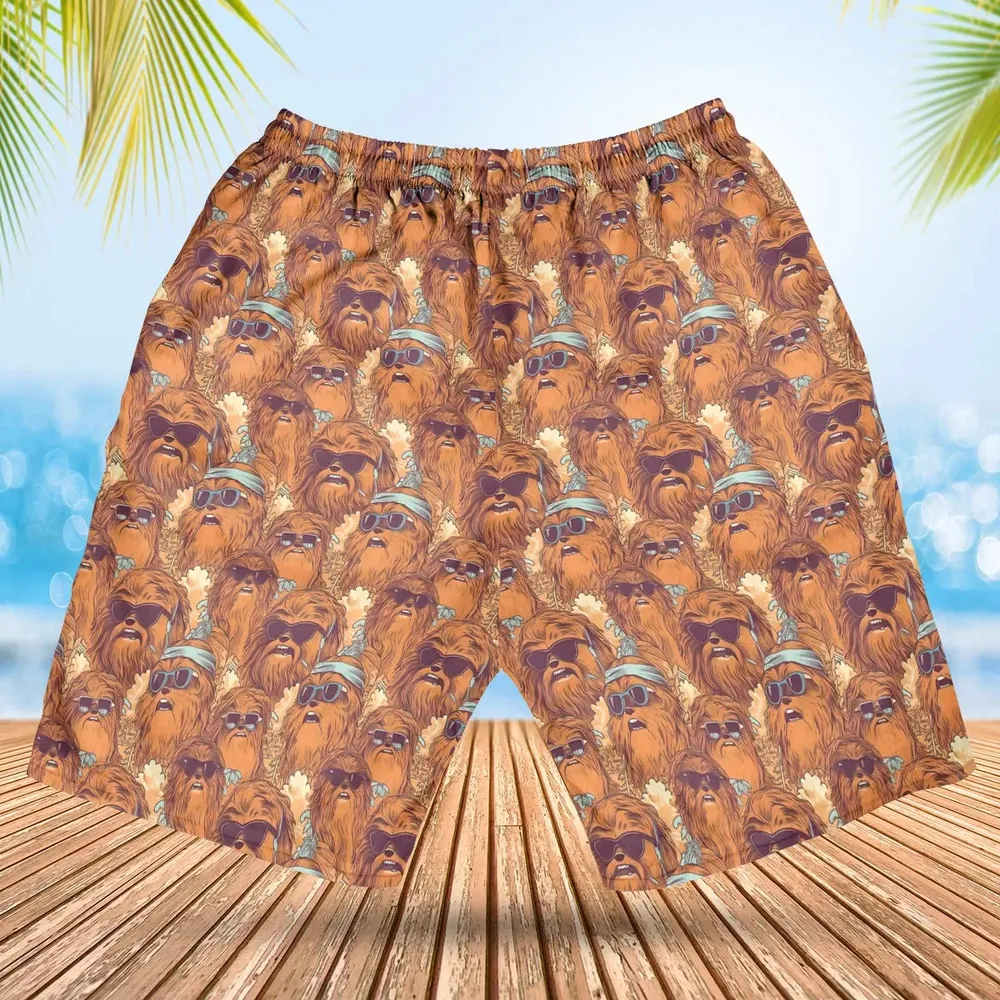 Retro Chewy Summer Vibes Hawaiian Short - 2