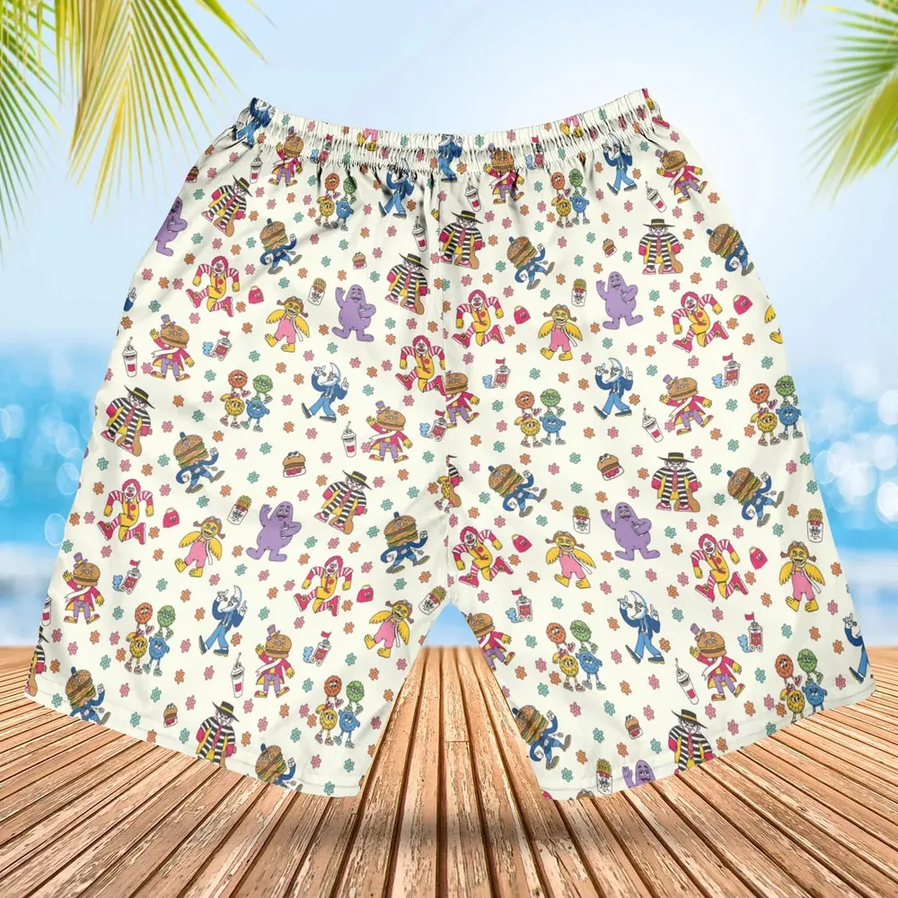 BADA BOP BA BA Mcdonaldland Hawaiian Short - 2