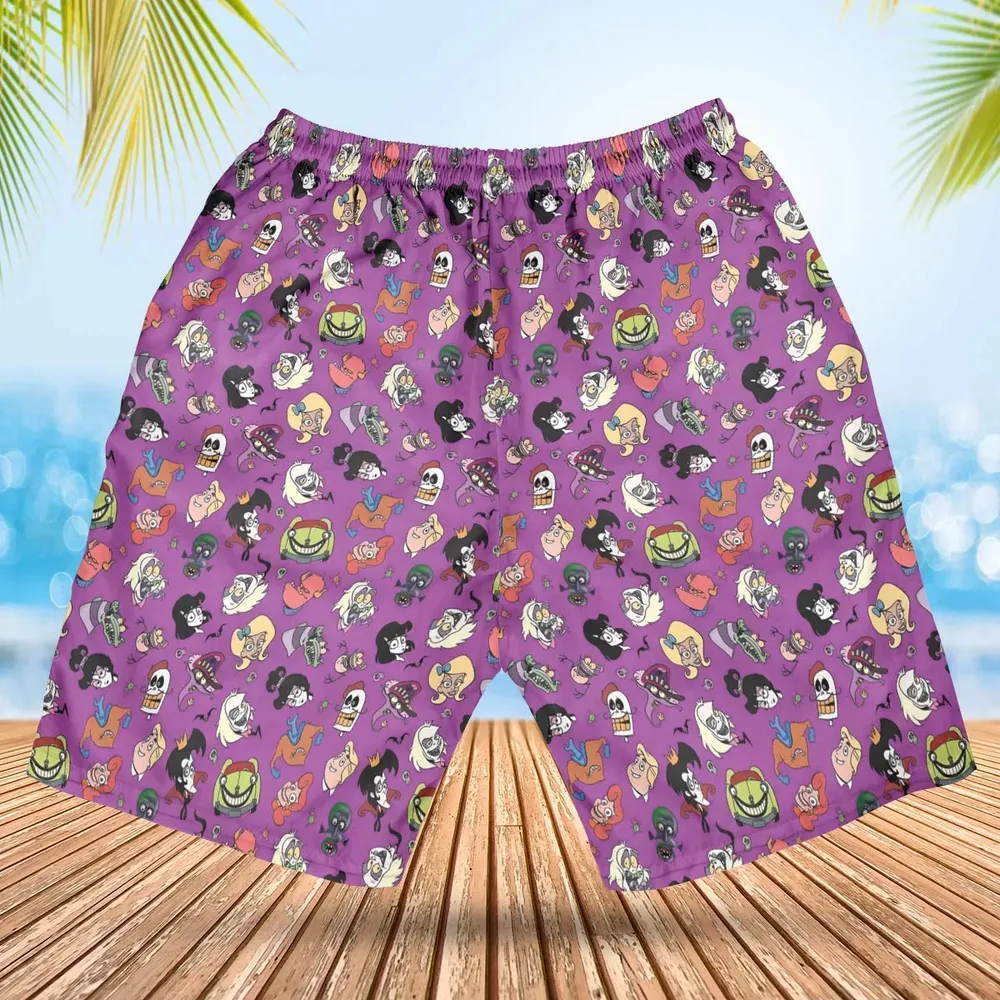 Beetlejuice Cartoon Vintage Hawaiian Short - 2