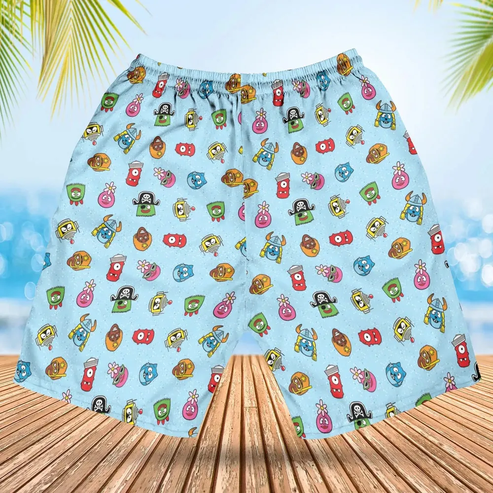 Yo Gabba Gabba Star Wars Mashup Hawaiian Short - 2