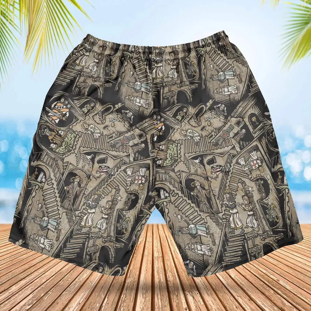 Monty Escher’s Relativity Hawaiian Short - 2