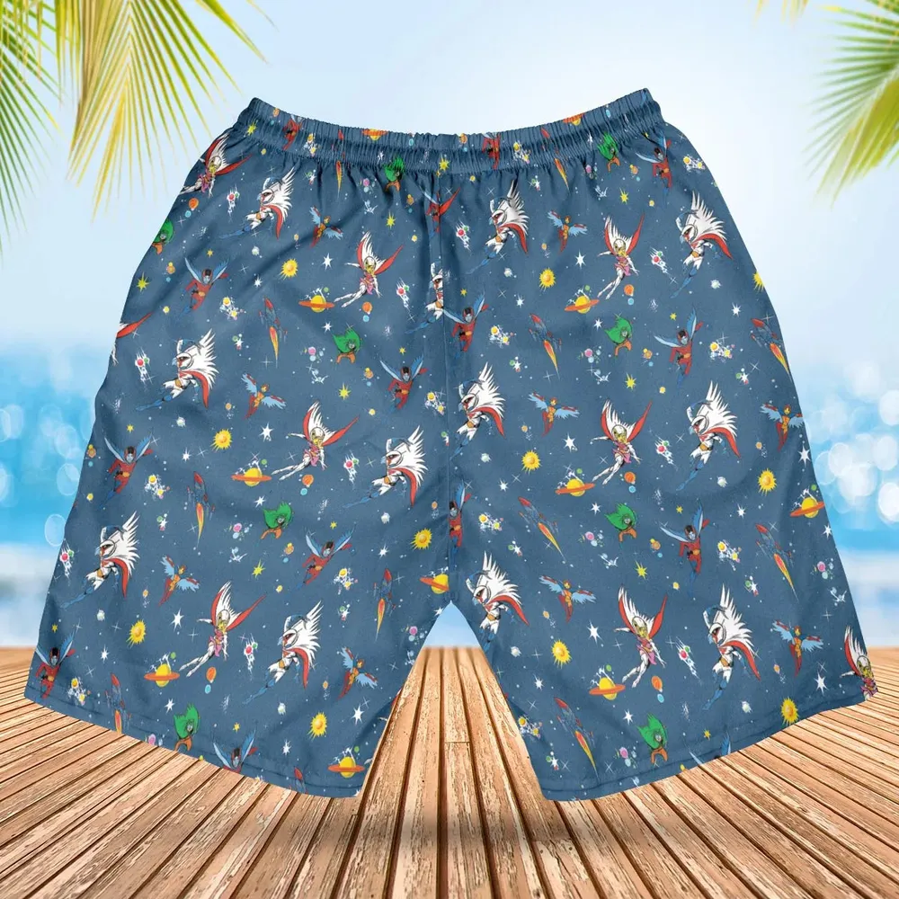 Battle of the Planets Hawaiian Short - 2