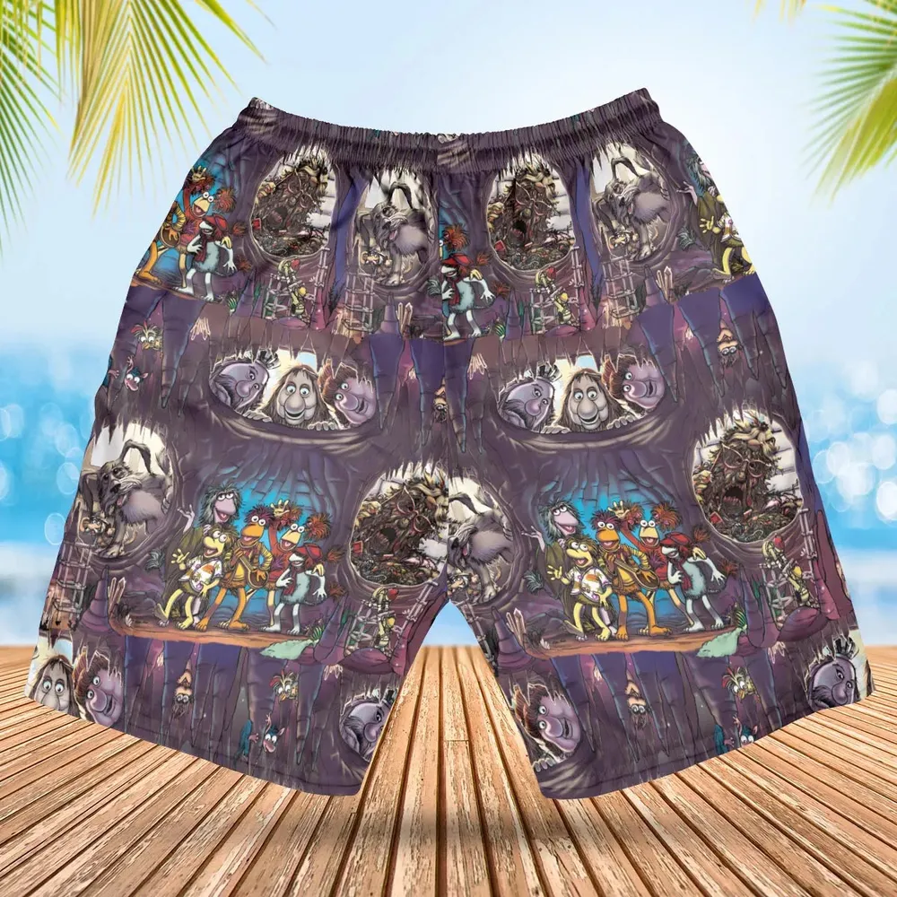 It's All Connected Fraggle Rock Hawaiian Short - 2