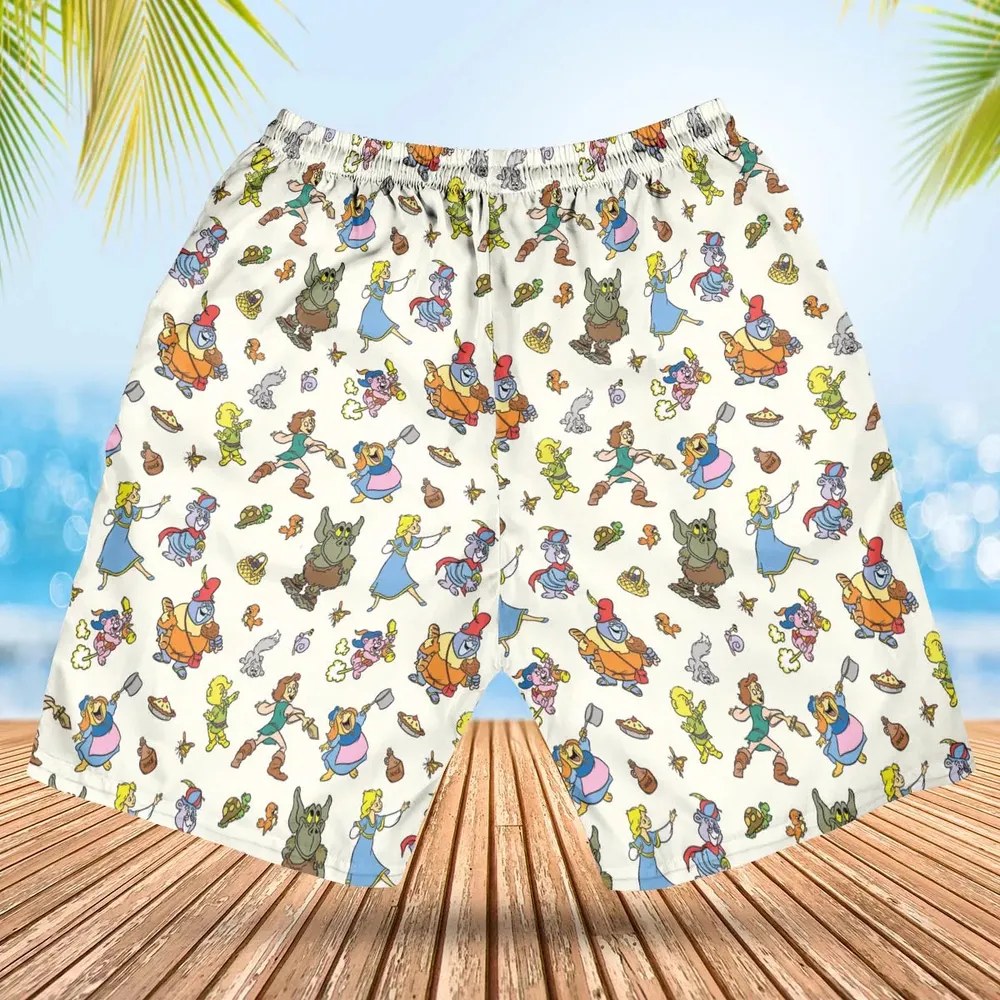 Gummi Bears Characters Hawaiian Short - 2