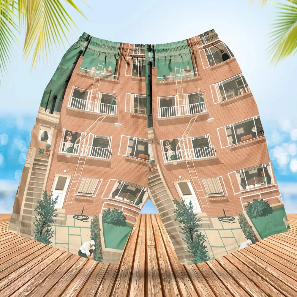 Rear Window Hawaiian Short - 2