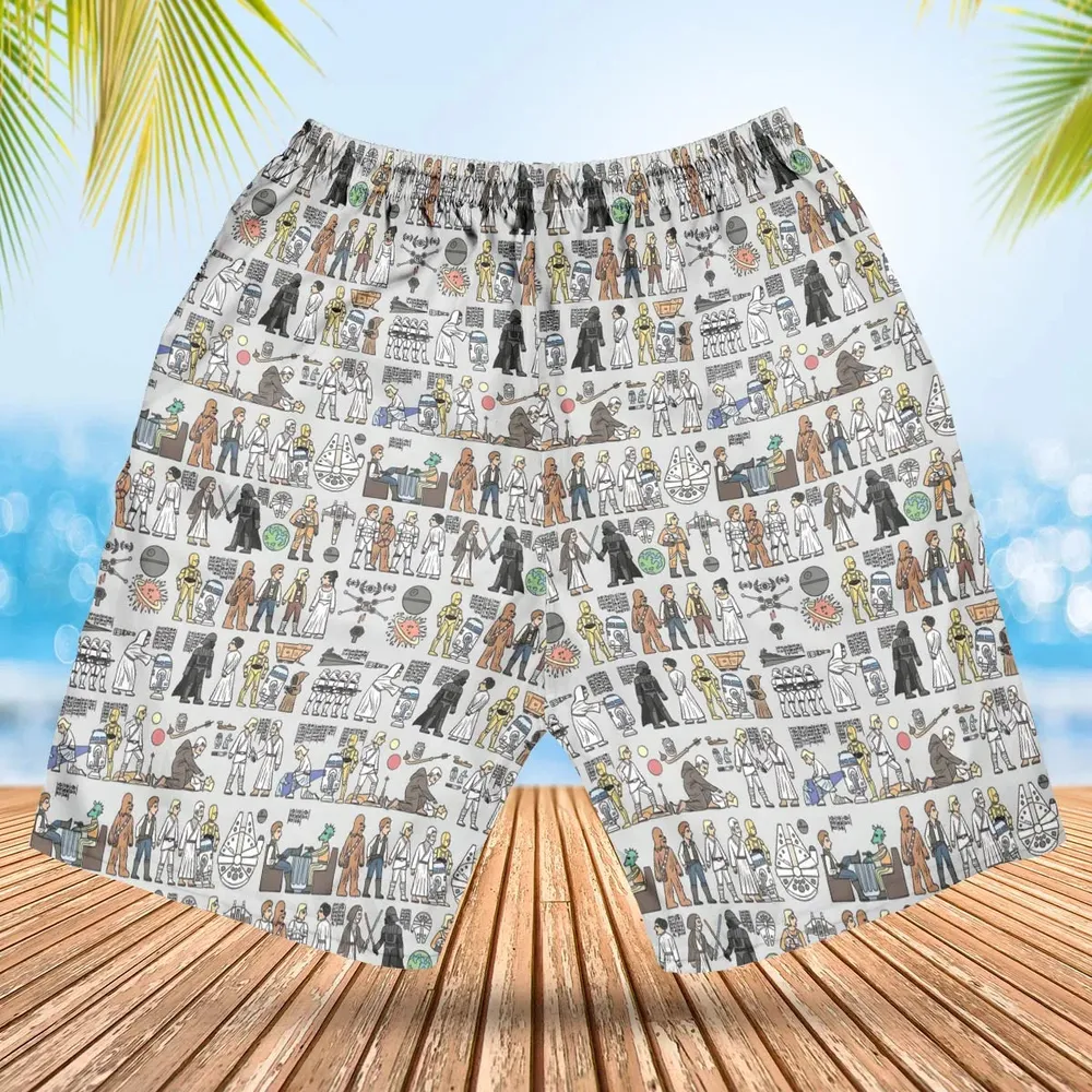 Egyptian Galaxy Wars Hawaiian Short - 2