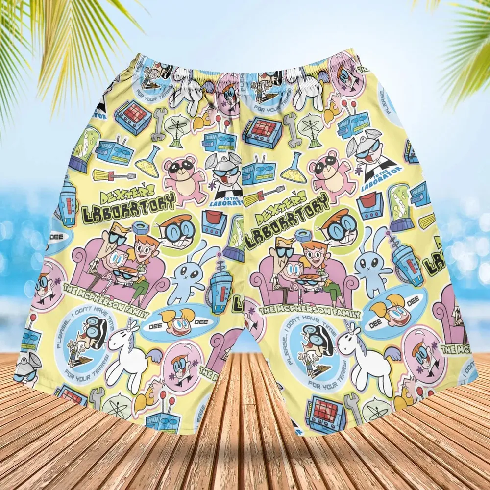 Dee Dee Mandark Dexter's Laboratory Funny Hawaiian Short - 2