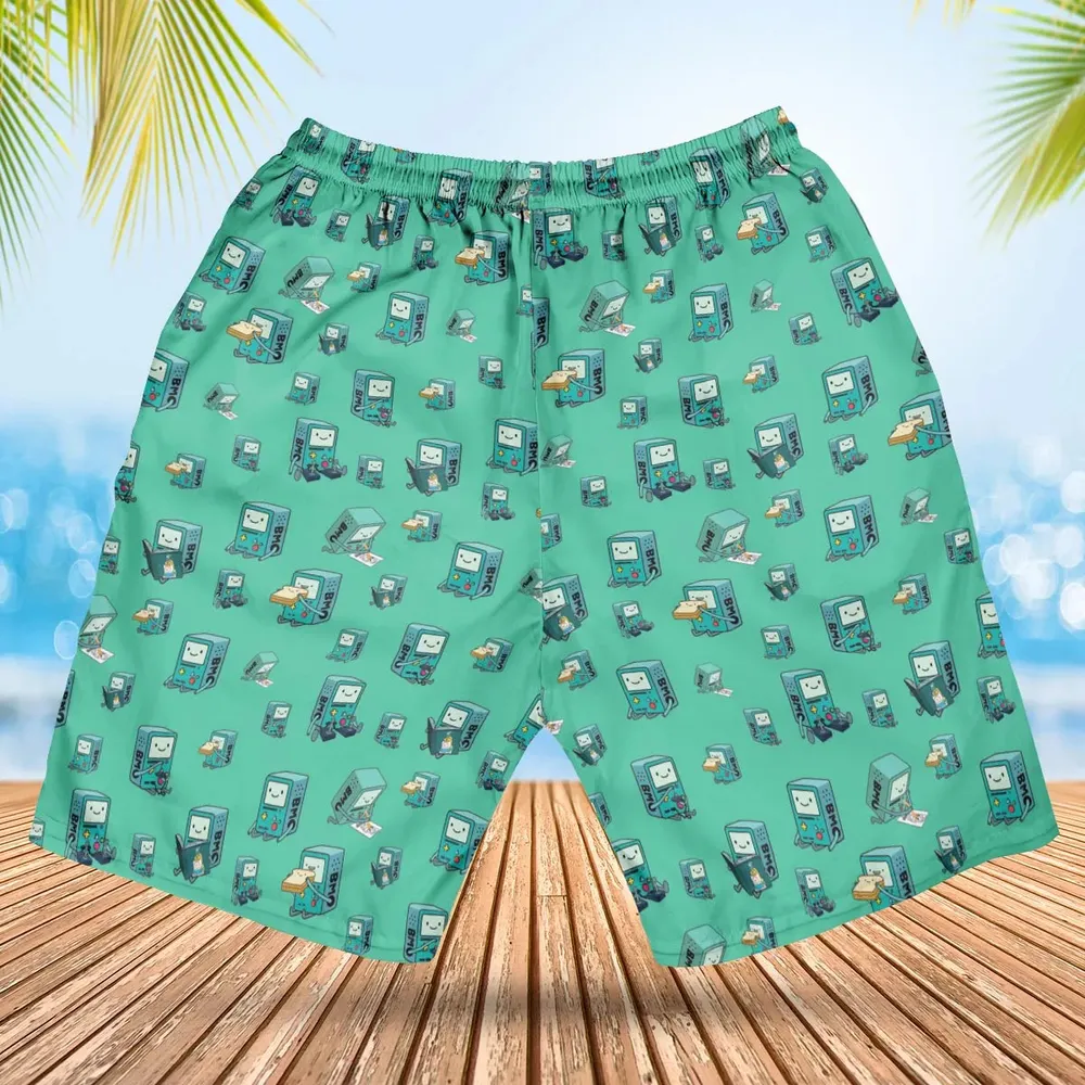 BMO World Adventure Time Hawaiian Short - 2