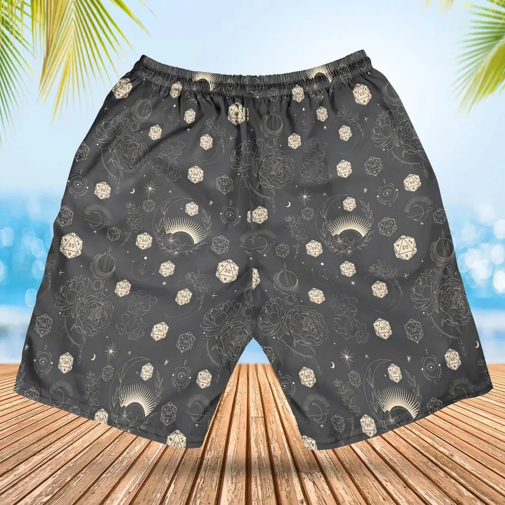 Explosion Dice DnD Hawaiian Short - 2