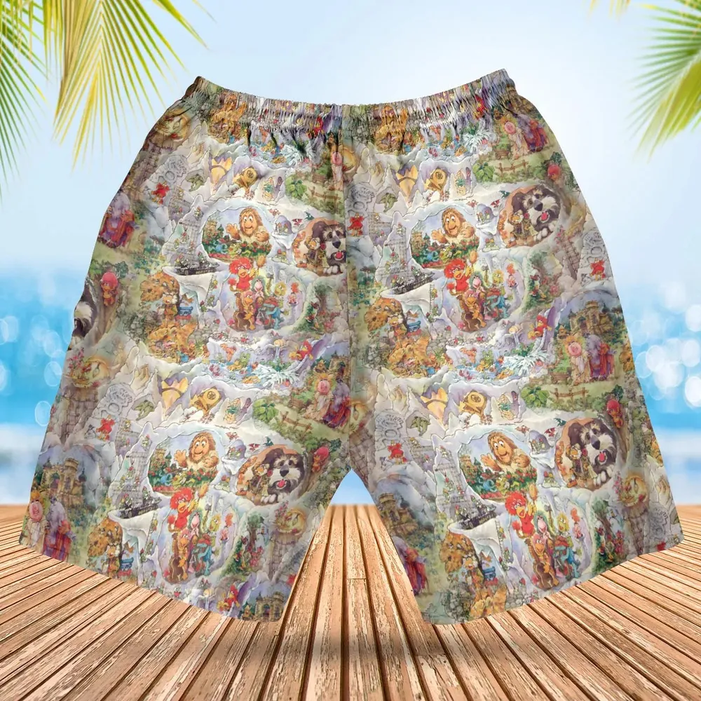 Fraggle Rock Journey Jim Henson Hawaiian Short - 2