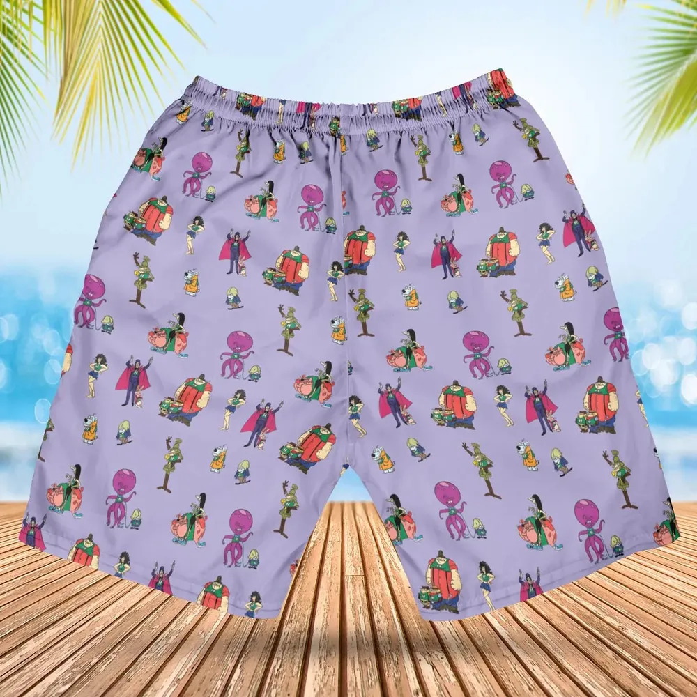 Really Rotten Scooby's All-Star Laff-A-Lympics Hawaiian Short - 2