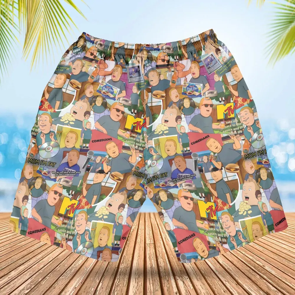Comedian Bobby King Of The Hill Hawaiian Short - 2