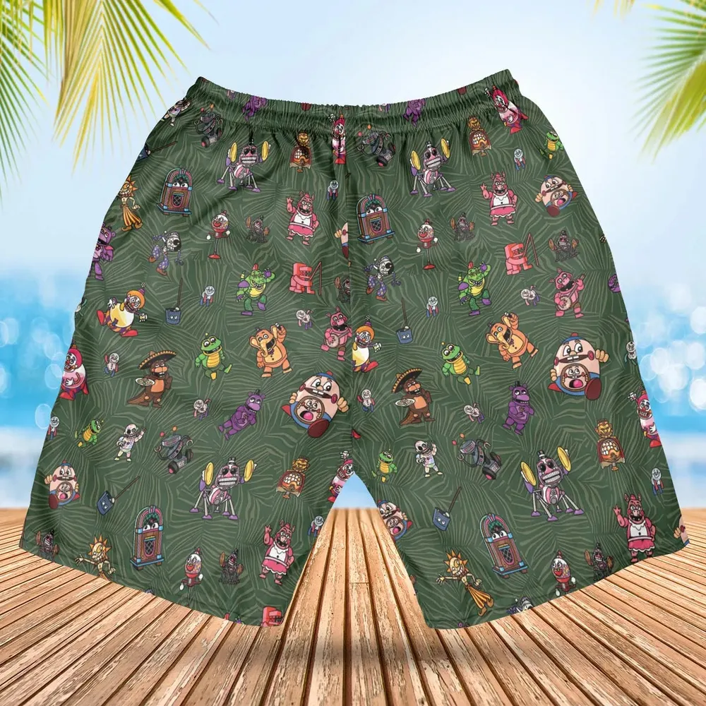Five Nights at Freddy's Characters Hawaiian Short - 2