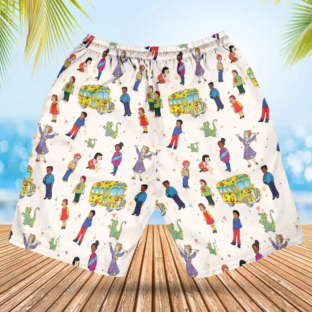 The Magic School Bus Characters Hawaiian Short - 2